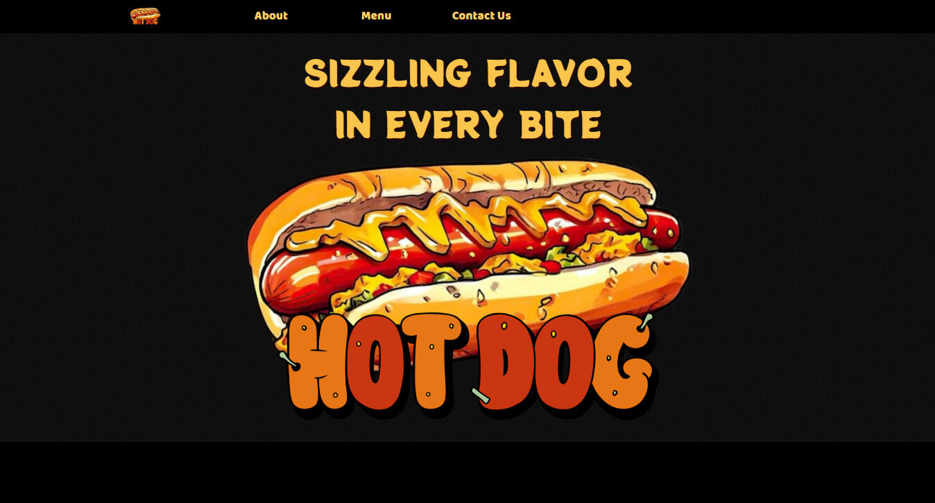 Hot-Dog Brand — Bold F&B Website Experience ↗