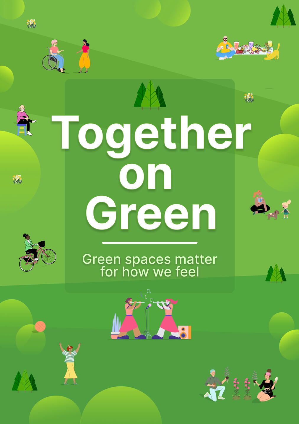 Poster - Together on Green Poster - Together on Green